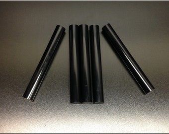 Negro Extruido Acrílico brillante acabado brillante barra redonda varillas sólidas Varillas 1/2" de diámetro. Proyectos de hobby artesanal de 13 mm de diámetro