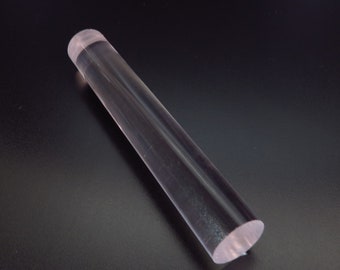 Varilla redonda de plástico acrílico transparente Lucite 1 1/4" de diámetro 1.250 varillas sólidas 31,75 mm