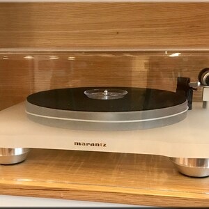 Marantz Clear Acrylic Lucite Turntable Dust Cover TT 15S1 Vintage Turntables record player Audio file spinning Albums receiver image 6