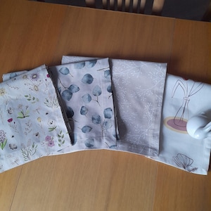 Tischläufer Frühling grau beige Mitteldecke