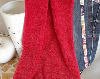 Kitchen helper towel red blue