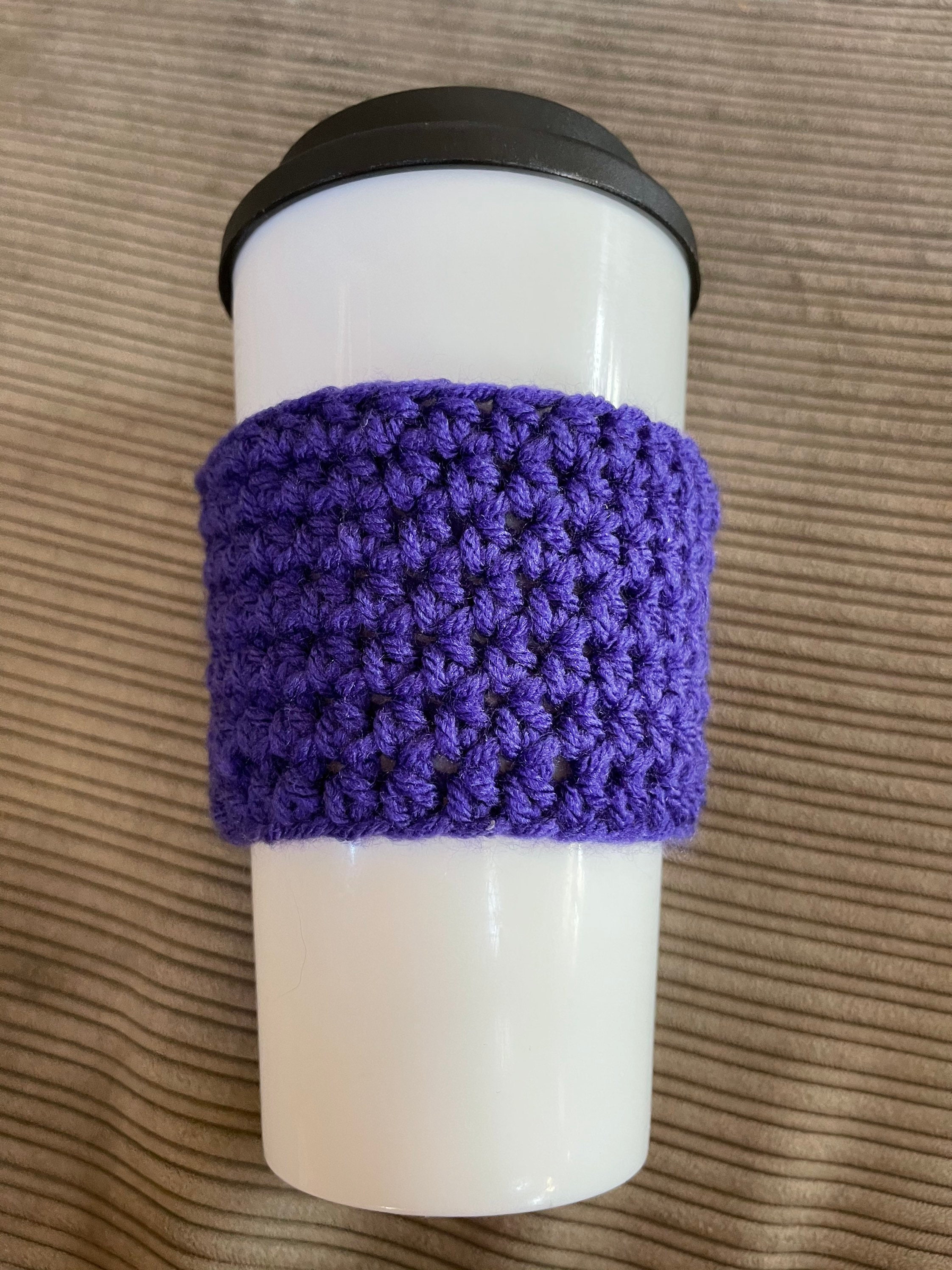 Crochet Travel Mug Cozy / Sleeve Etsy