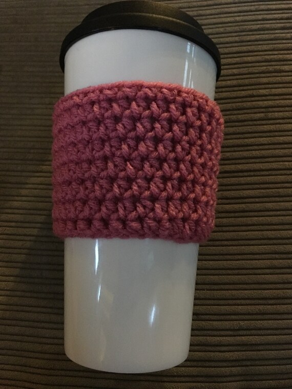 Crochet Travel Mug Cozy / Sleeve Etsy