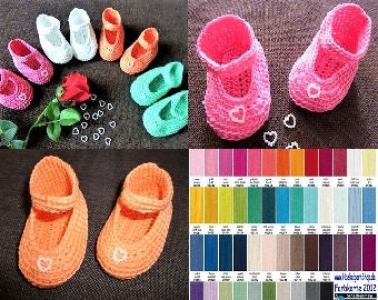 Schoenen Meisjesschoenen Sloffen Baby zachte slippers in leer en katoen sterren en zilveren hart ideaal voor een geboorte cadeau. 