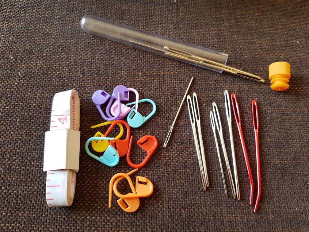 2x2 colorful needle protectors INOX caps for knitting needles Etsy