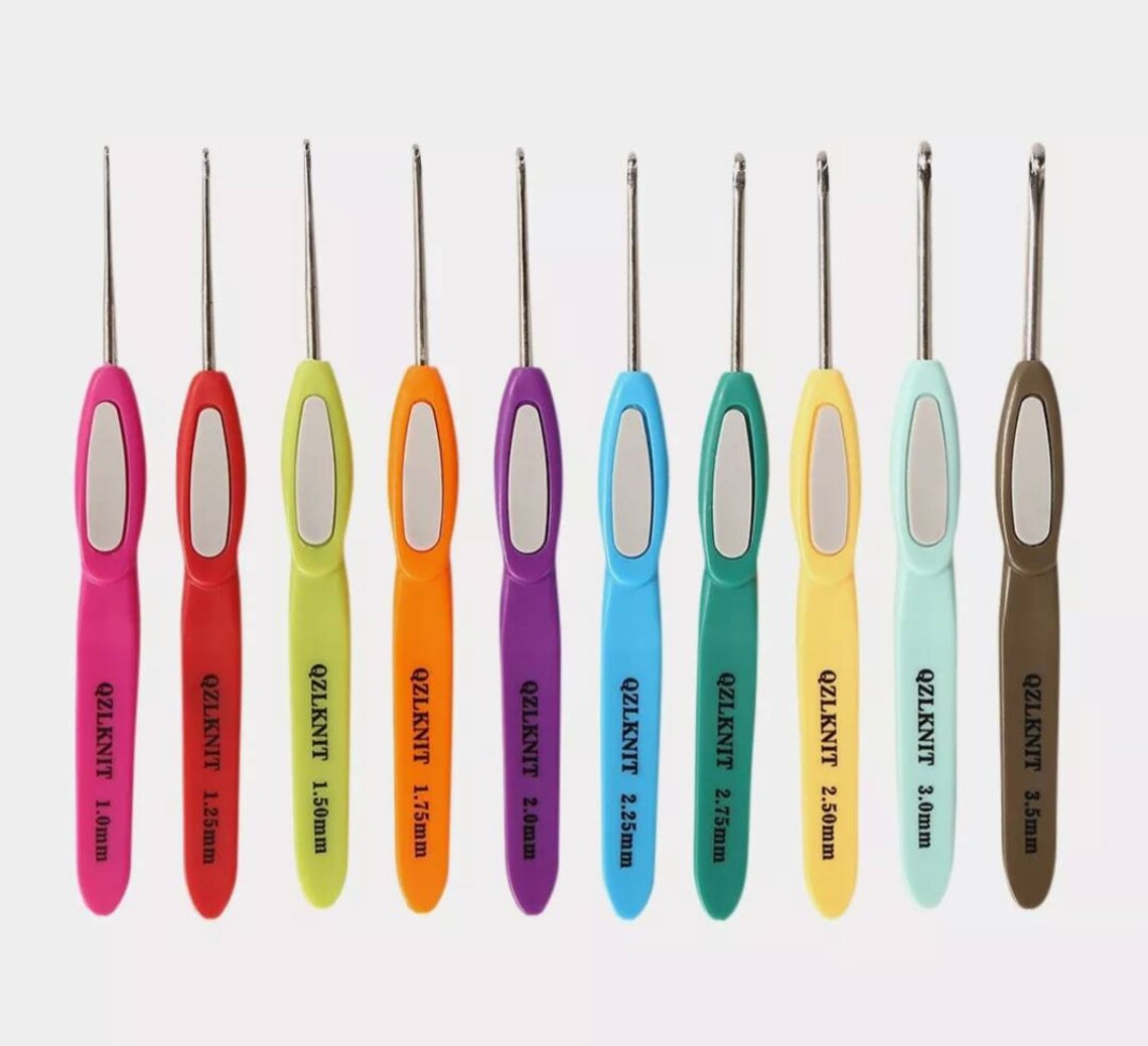 CHOOSE Colorful Crochet Hook Crochet Hooks Ø 1 Mm 1.25 Mm Etsy