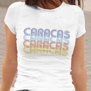 Caracas Short Sleeve Men and Women T Shirt  - Venezuela 100% cotton -
