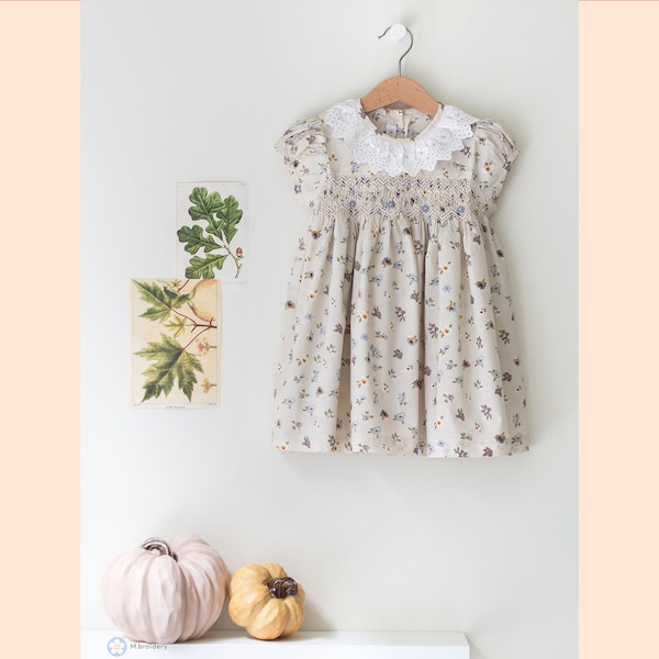 MOST FAVORITE Fall/Atumn Handsmocked Toddler Girl Dresses - Limited Edition