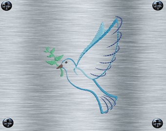 Embroidery file pigeon 1 - 10 x 10 frames - ecclesiastical embroidery motifs, digital embroidery file, needle painting, digital file