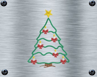 Stickdatei Weihnachtsbaum - 13 x 18 cm Rahmen - weihnachtliche Stickmotive, digitale Stickdatei, Nadelmalerei, digitale Datei