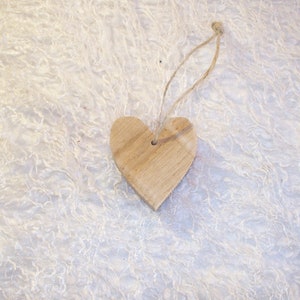 Heart normal oak wood image 1