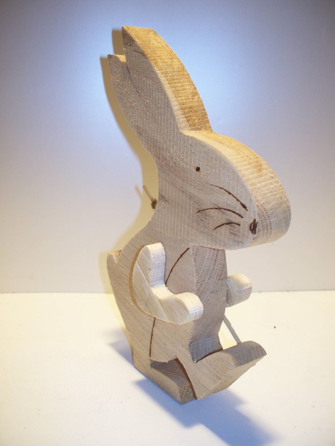 Hase mit EierRucksack aus Massivholz - Etsy.de