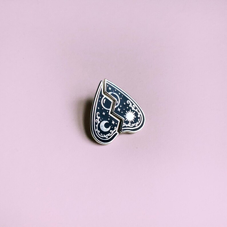 Ouija 2 Piece Enamel Pin Set image 1