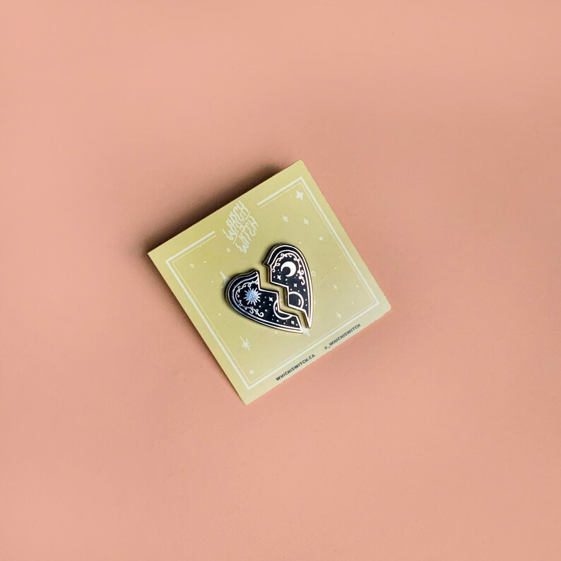 Ouija 2 Piece Enamel Pin Set image 2
