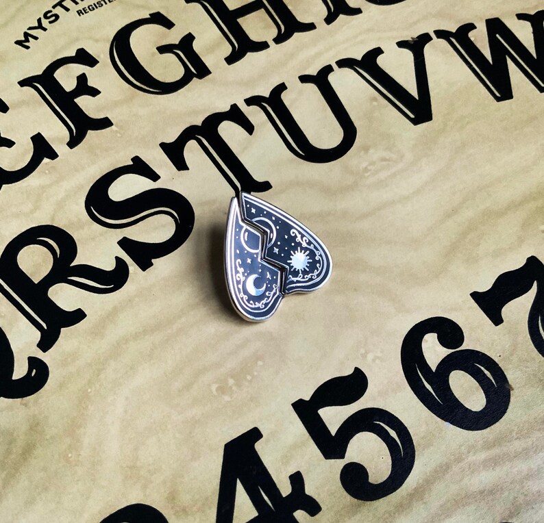 Ouija 2 Piece Enamel Pin Set image 3