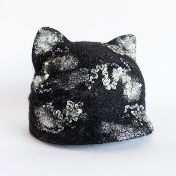 Cute Cat Ear Beanie Winter Hat for Cat Lovers Cat Ear Beanie for Women - Cute Winter Hat, Gifts for Cat  main image 4
