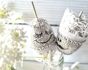 Koningen en Koninginnen, Bloemen kiezen, Bruid en Bruidegom LGBT, Shabby Chic Paaseieren, Paasei Decoratie Paasboeket, Landhuis Decoratie