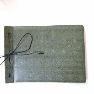 ヴィンテージフォトアルバムはA4ページを空にして自分で埋めることができます。爬虫類の模造グリーンフォトフォルダーアルバムゲストブック写真アルバム結婚旅行記念日