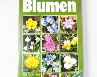 Vintage natuurgids, wilde bloemen, bos, weidebloemen, naslagwerk, bloemenboek, kleurenschema, natuurbehoud, biodiversiteit, natuurhistorie, botanie, wandelen