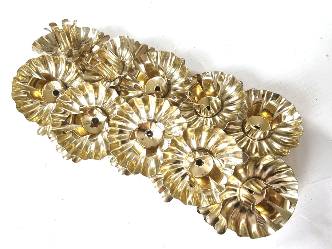 Vintage Candle Holder Christmas Tree, Candle Clips Christmas Tree