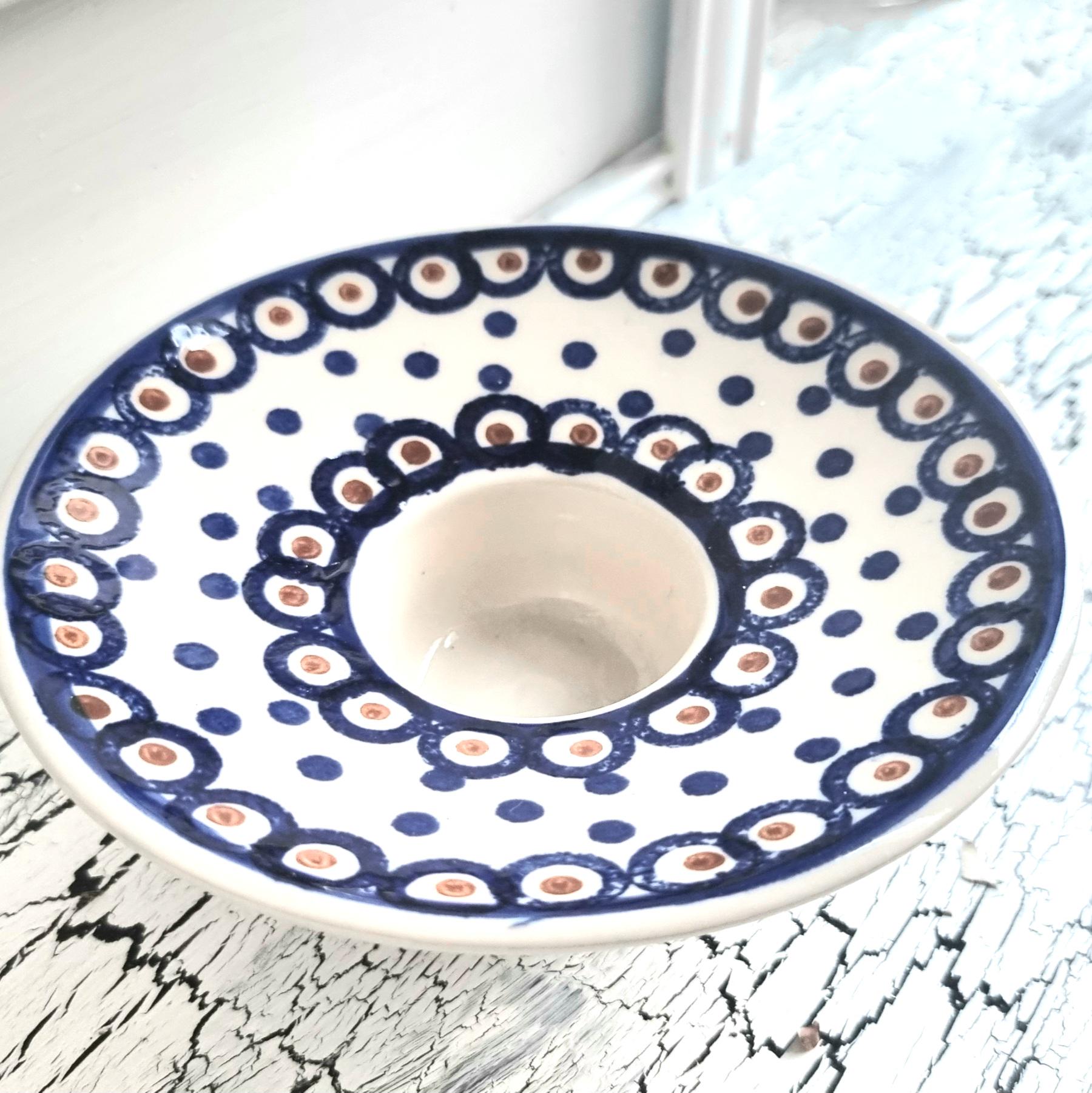Bunzlauer Teiera In Ceramica Originale – 1,7L – Colino Integrato – Fatto A Mano E Smaltato – Decorazione Tradizionale