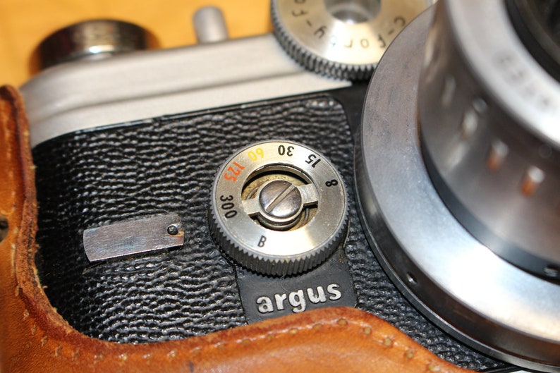 Vintage Argus C44 35mm Film Camera With Case And Flash Etsy