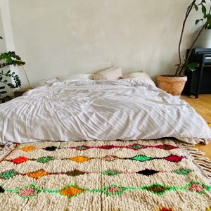 LAMALVE Berber Maroccan carpet, traditional loom, naturally colored, Marokko Teppich fair and handmade cooperative image 8