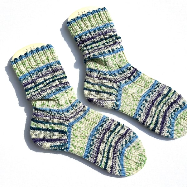 handgestrickte Socken Gr. 42/43