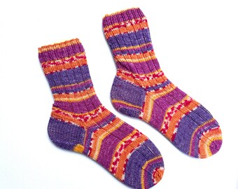 hand-knitted socks size 38/39
