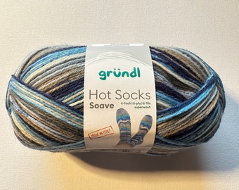 Hot Socks Soave von Gründl, Sockenwolle 6fach