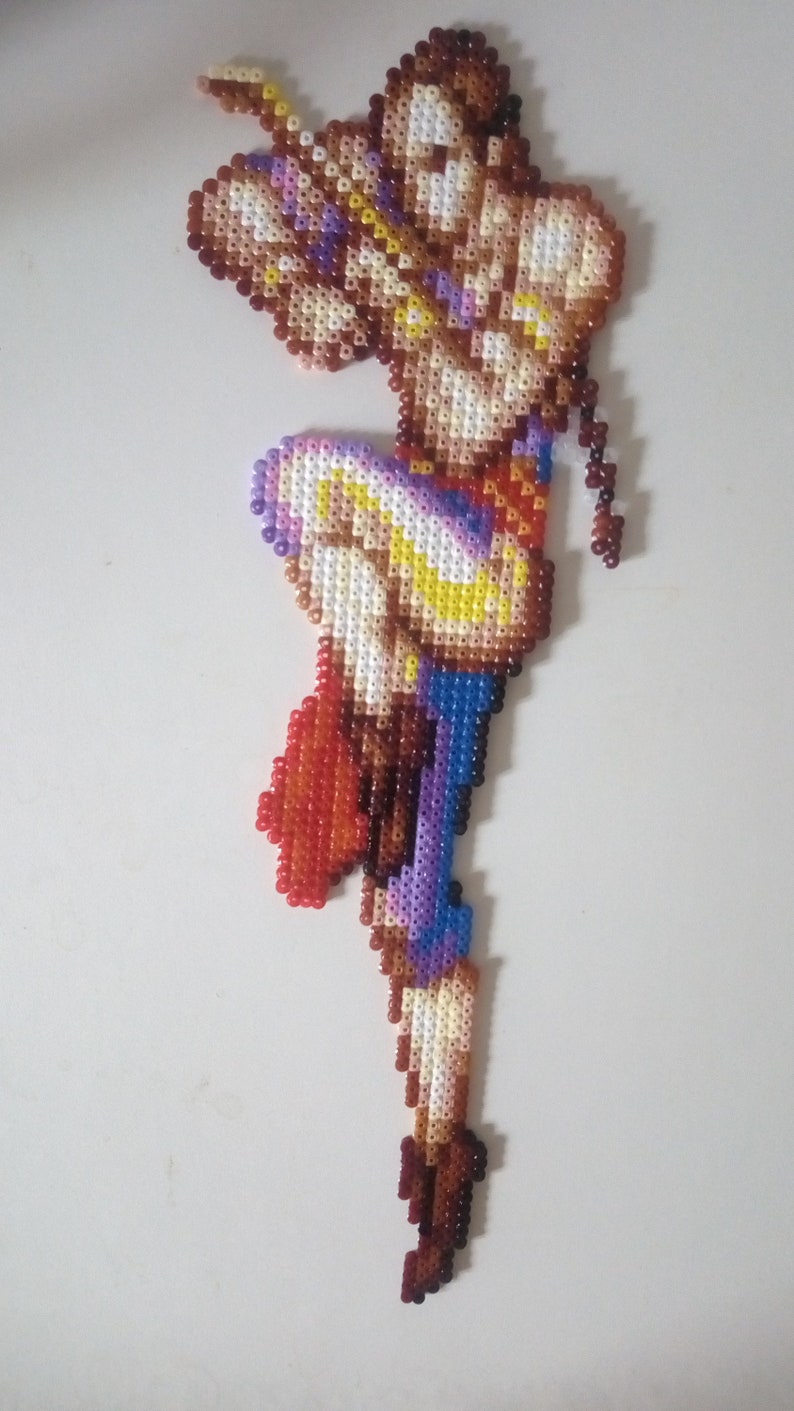 Vega Street Fighter 2 Boss Perler Beads Pixel Art Etsy