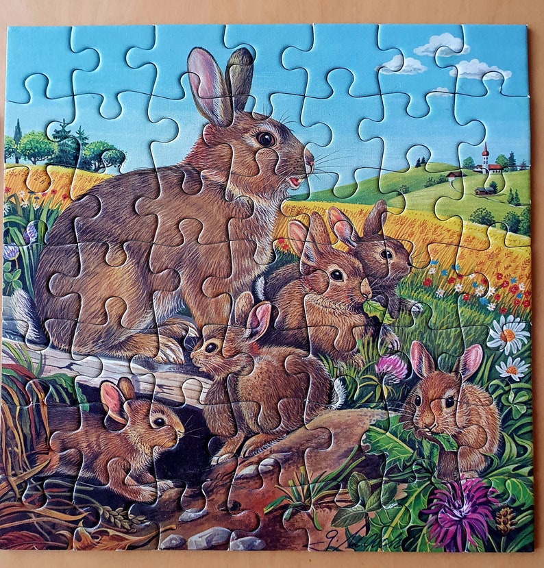 Puzzle enfant vintage 80 pièces puzzle enfant Ravensburger puzzle années 70 jeu enfant vintage rétro puzzle LAVIOSAR image 8