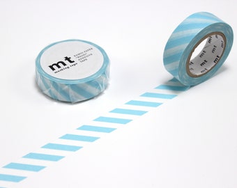 Masking Tape | Diagonale Streifen II Mintblau