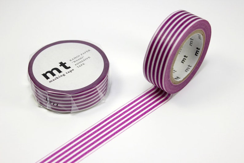 Masking Tape Streifen Lila image 1