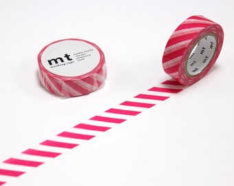 Masking Tape | Diagonale Streifen II magenta