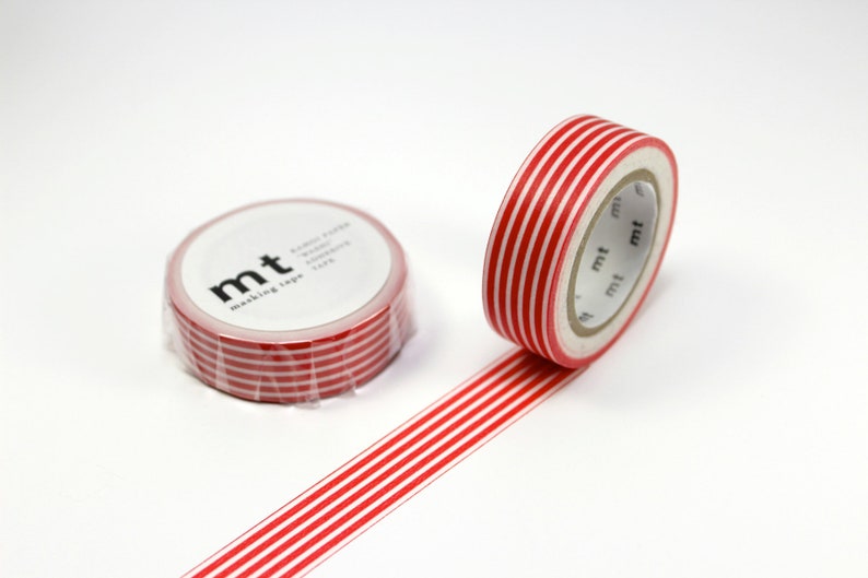 Masking Tape Streifen Rot Bild 1