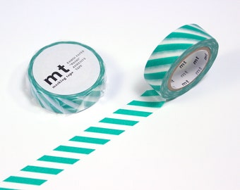Masking Tape | Diagonale Streifen Grün