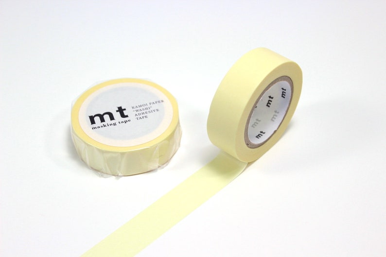 Masking Tape Pastell Gelb image 1