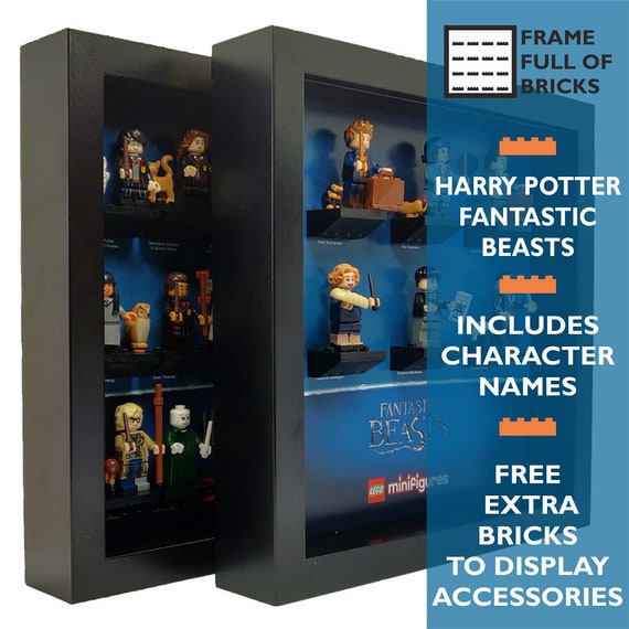 Minifigure Display Case Frame Lego Fantastic Beasts Harry Potter mini figures