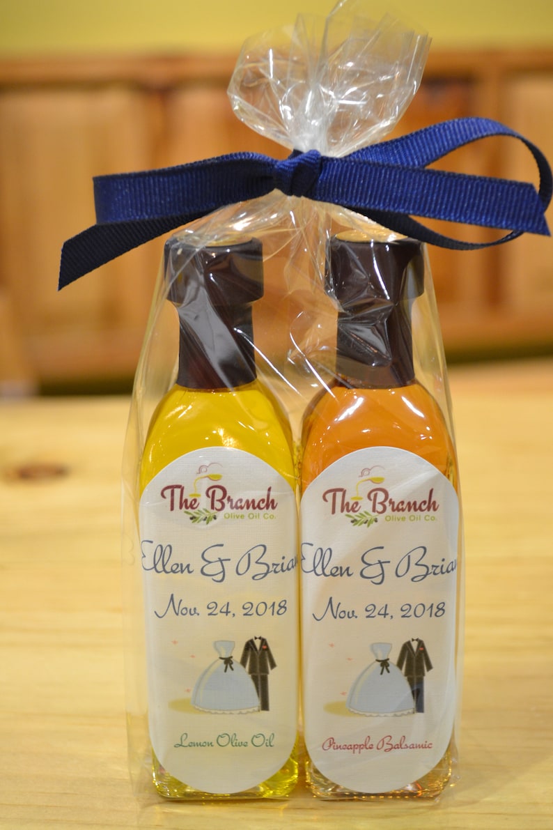 Set of 10 Olive Oil & Balsamic Vinegar Wedding Favors Bridal Etsy
