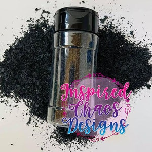 Screen Print Confetti, Black, Screen Print Sprinkles, Screen Print Crumbles, Shirt Confetti, Confetti for shirts, Tee Sprinkles, Shirt Candy
