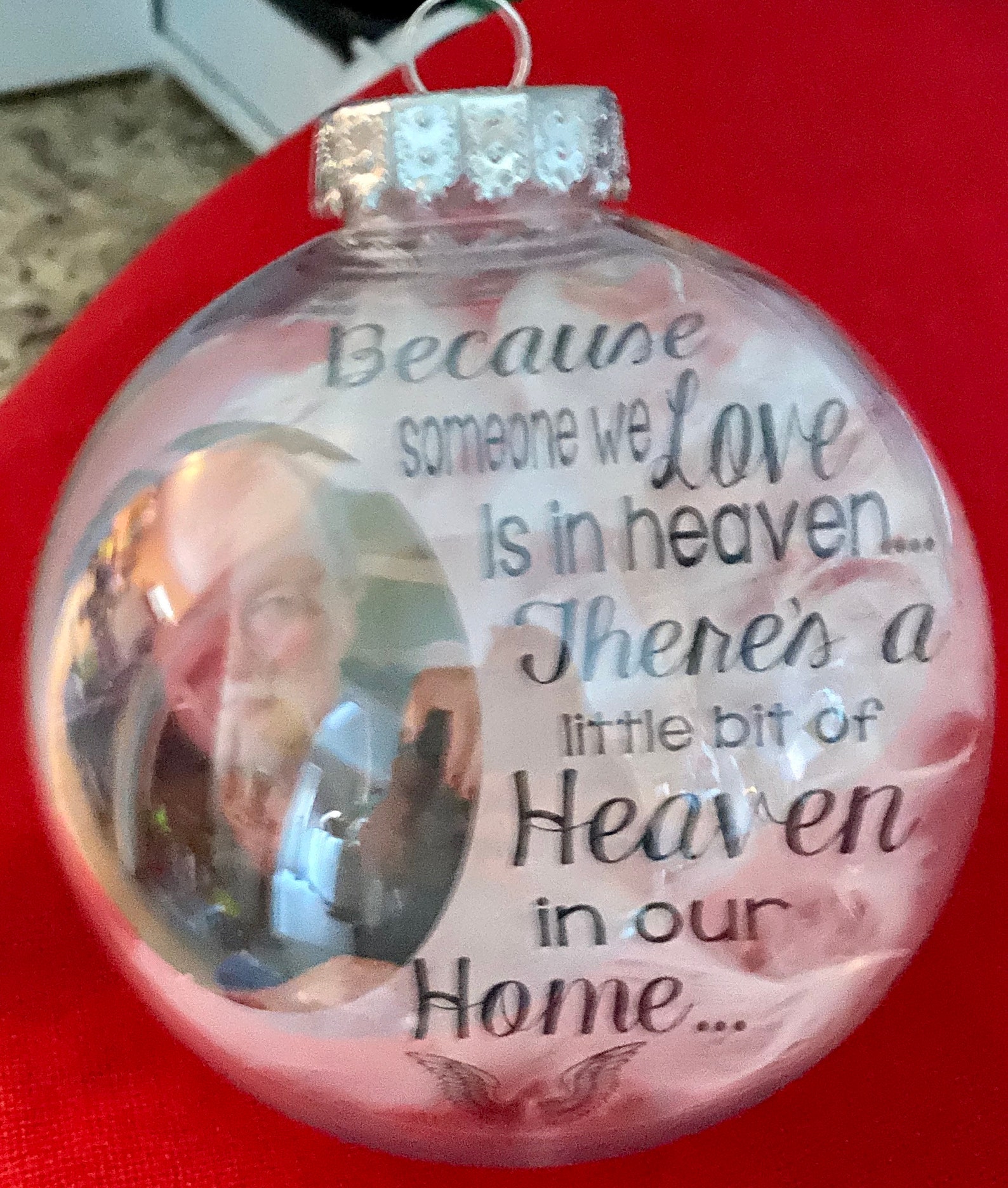 Personalized Memorial Ornament Memorial Gift Sympathy Gift Etsy