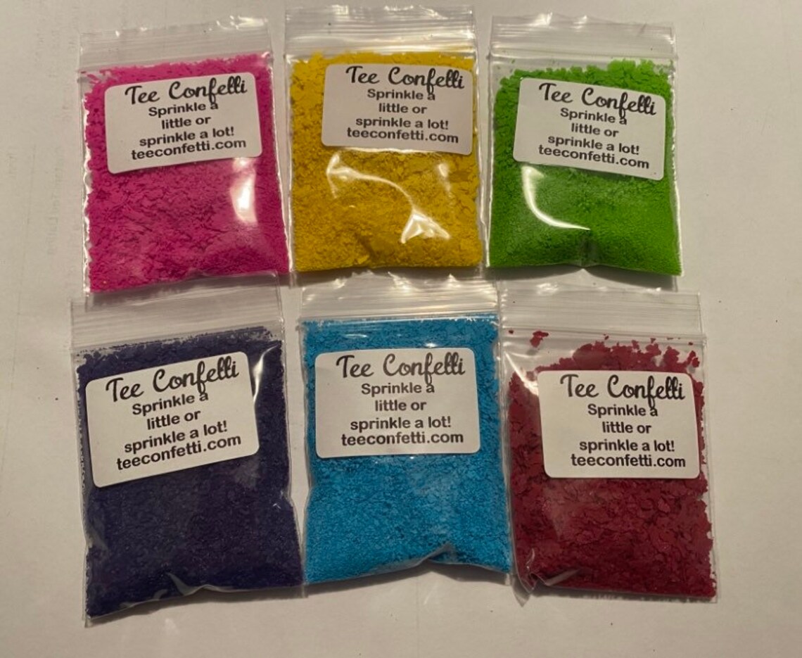 Screen Print Confetti Sample Pack Screen Print Sprinkles Etsy