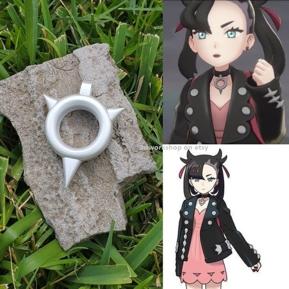 Marnie Choker Charm Pokemon Sword And Shield Marnie Jewelry Marnie Cosplay Team Yell Piers