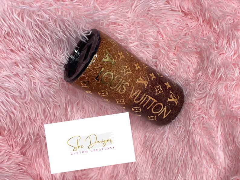 LV inspired tumbler Etsy