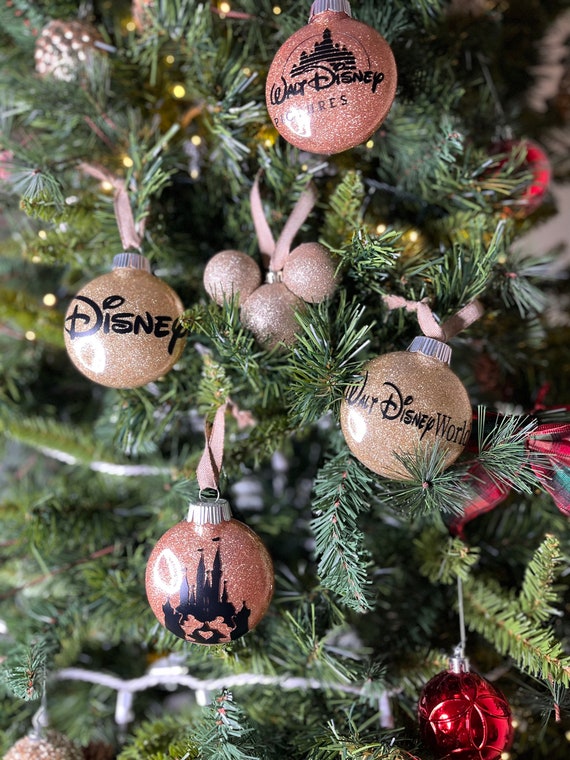 Disney Ornaments Set Etsy