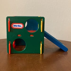 Little Tikes - Tykes - Vintage 1988 - Dollhouse Accessories - Complete Playground - Jungle Gym Slide - Free Shipping!