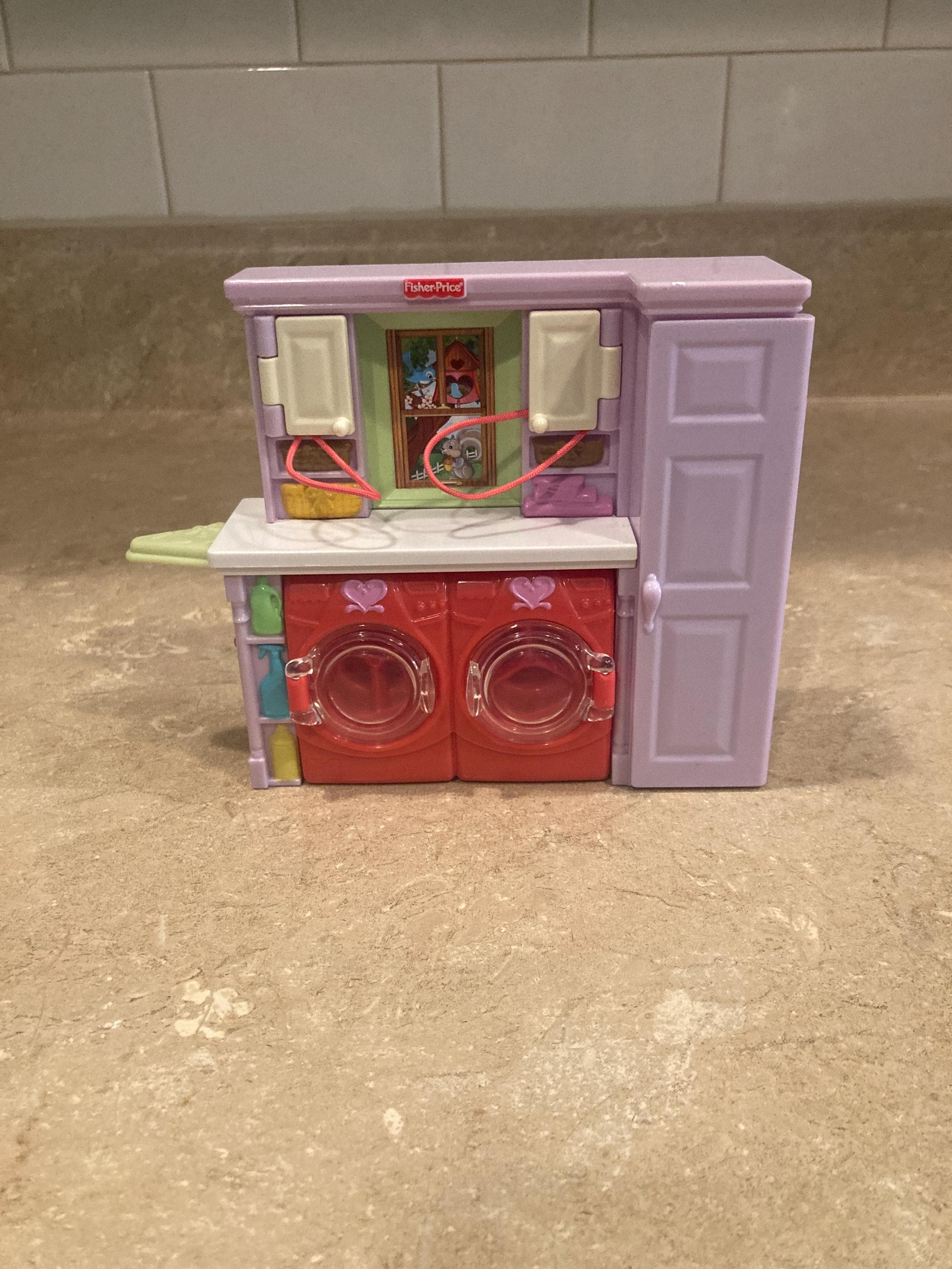 Fisher price loving family laundry room sales