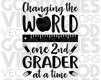 2nd Grade Svg Etsy 2nd Grade Svg Etsy