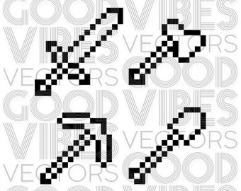 Download Minecraft sword | Etsy
